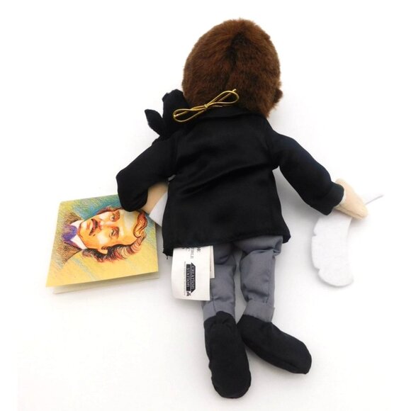 Creation Station Famous Be'an Collectible Edgar Allen Poe Beanie Plush with Tag - Picture 4 of 6